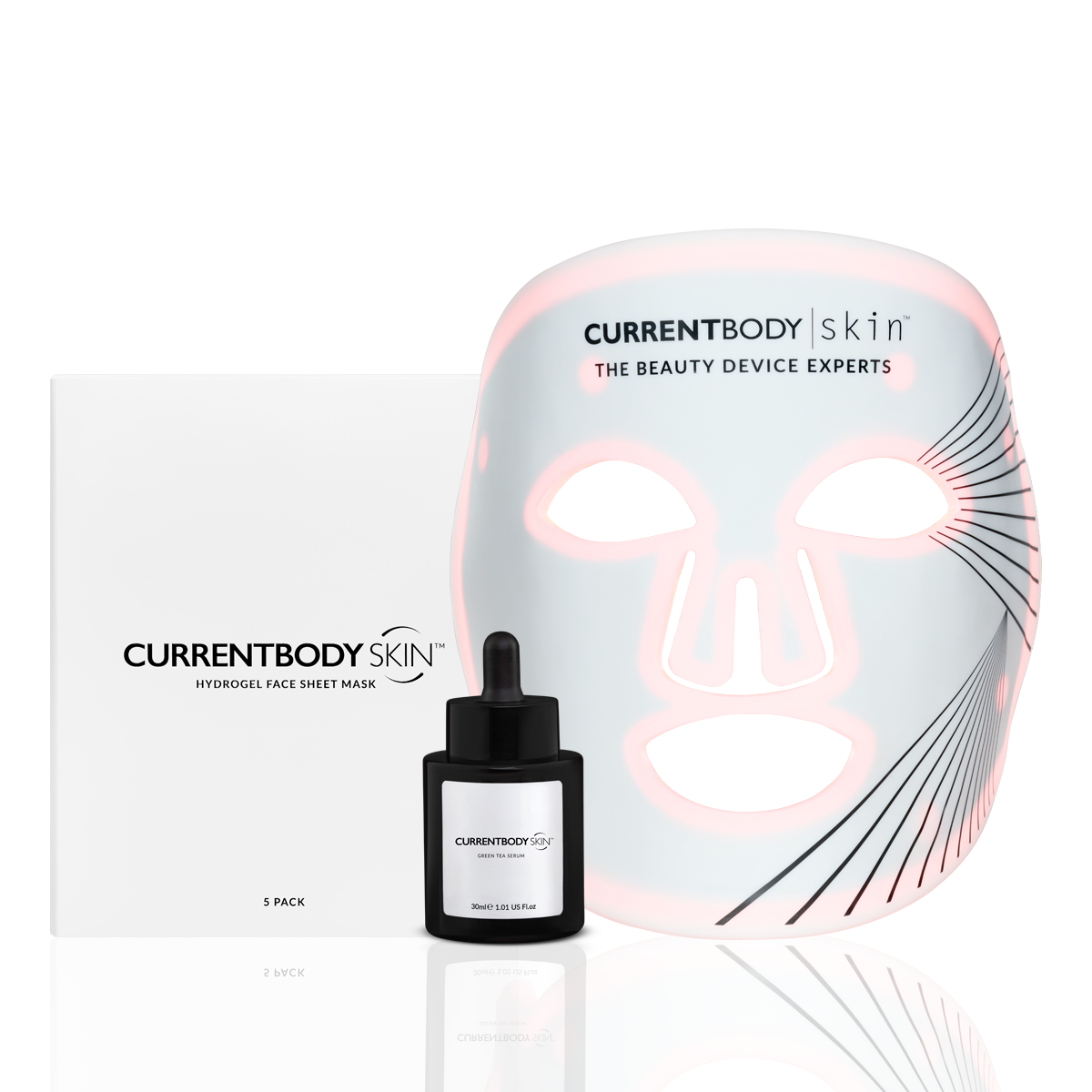 CurrentBody Skin LED Rotlicht Therapie Gesichtsmaske