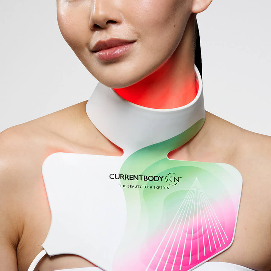 CurrentBody Skin 4-in-1 Zonen Mapping Gesichtsmaske und LED Brightening Hals & Dekolleté Maske
