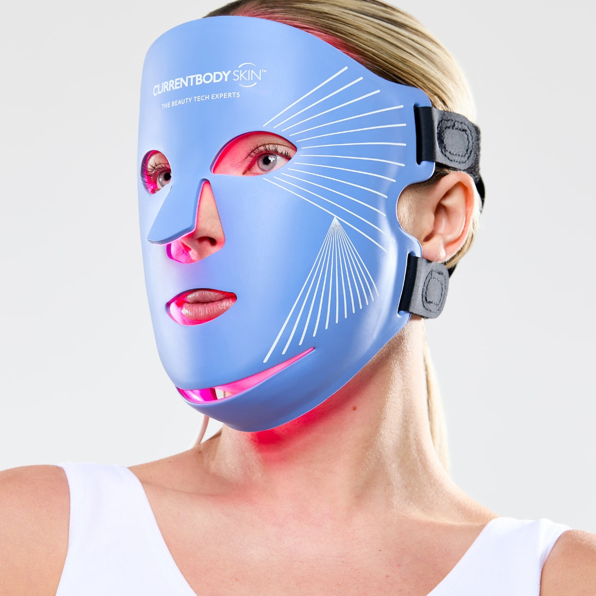 CurrentBody Skin LED Blaulicht Therapie Gesichtsmaske und Stift