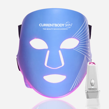CurrentBody Skin LED Blaulicht Therapie Gesichtsmaske und Stift