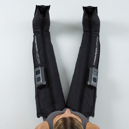 CurrentBody Wellness Saunadecke & Kompressionsstiefel zur Erholung der Beine