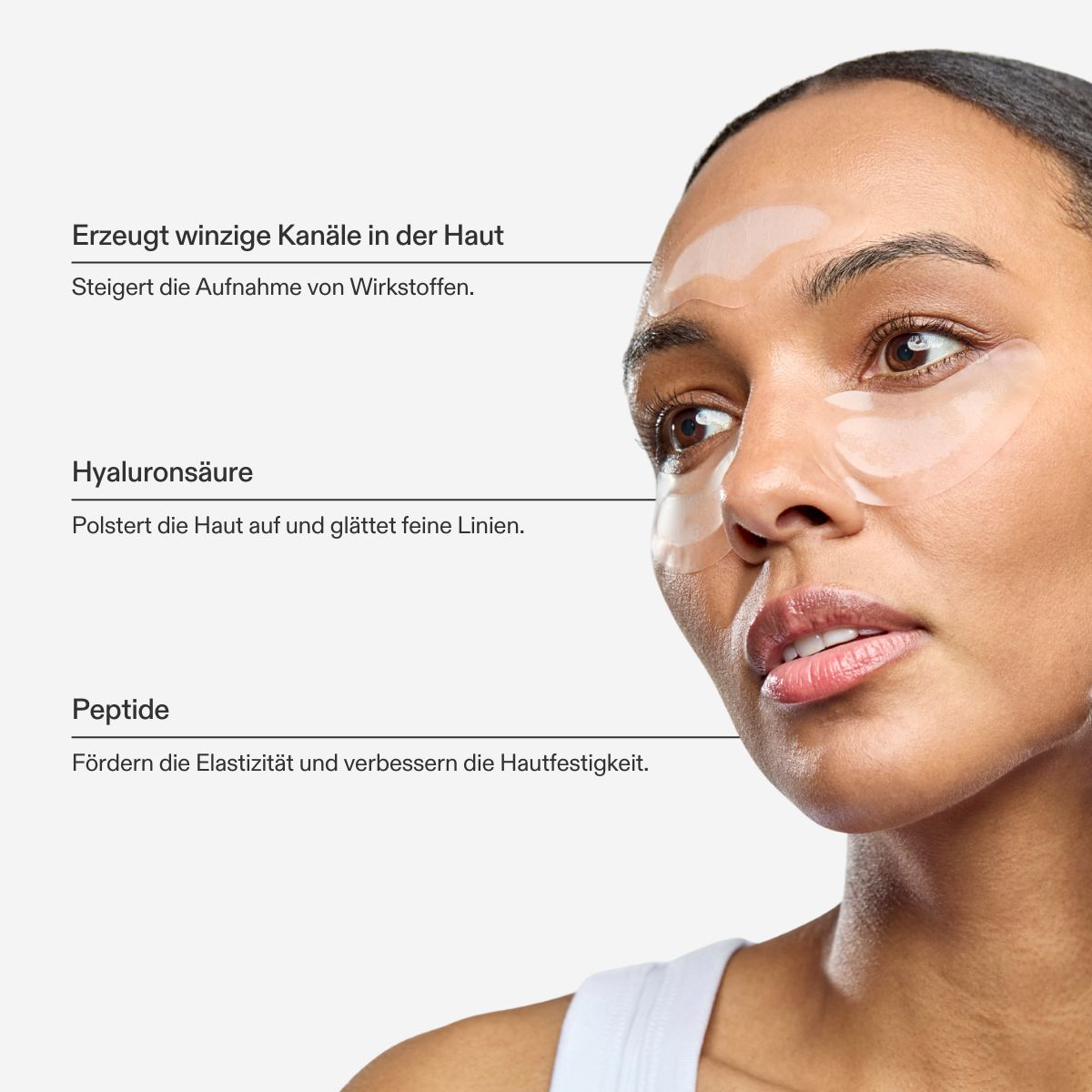 CurrentBody Skin Microneedling Patches für die Augen